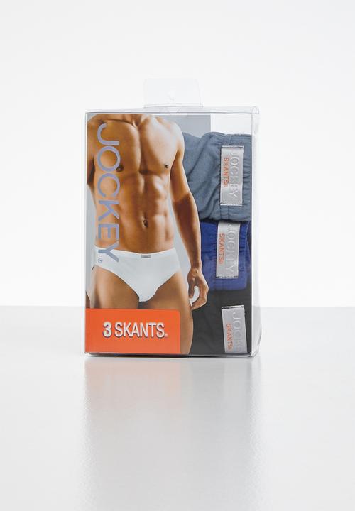 Jockey - 3 Pack plain skants - multi