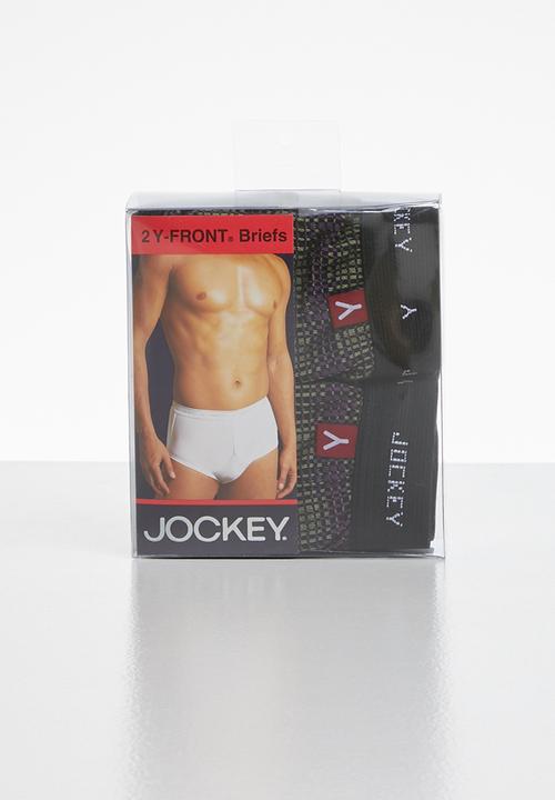 Jockey - 2 Pack tartan yarn dyed y-front® briefs - multi