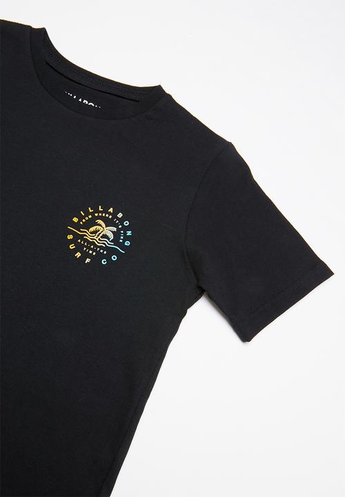 Billabong  - Where it’s fine short sleeve tee - black