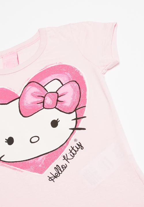 Hello Kitty - Single jersey top and single jersey skirt-shorts - multi 
