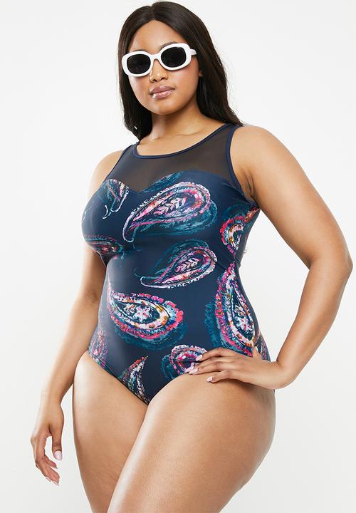 Quayside - Mesh neck suit - multi