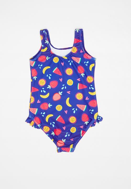 Pop Candy - Girls printed full piece swimsuit - multi