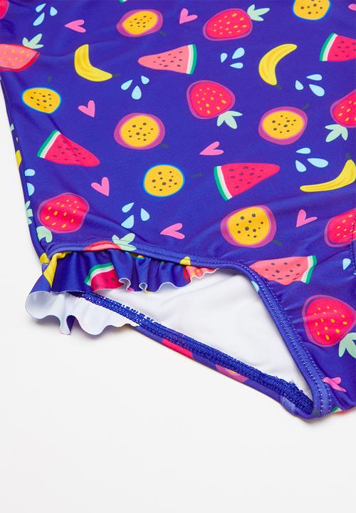 Pop Candy - Girls printed full piece swimsuit - multi