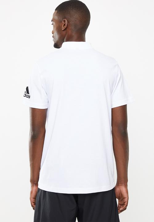 adidas Performance - Mens plain polo - white