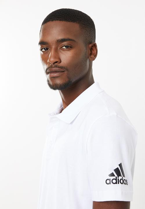 adidas Performance - Mens plain polo - white