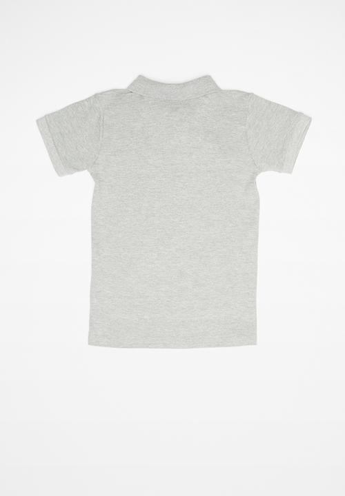 UP Baby - Soft jersey polo - grey