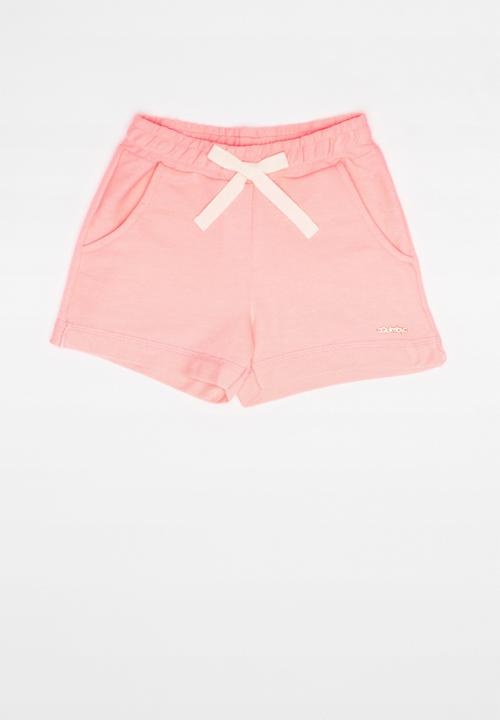 pink sweat shorts