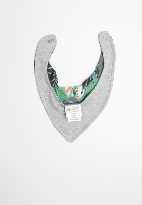 UP Baby - Double face soft jersey bib - multi