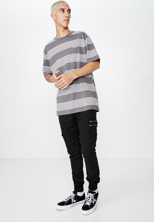 Factorie - Zipt utility pant - black