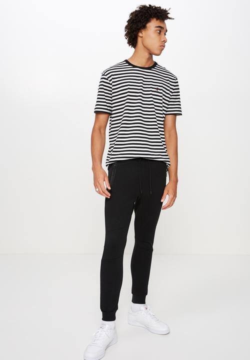 Factorie - Tech track pant - black
