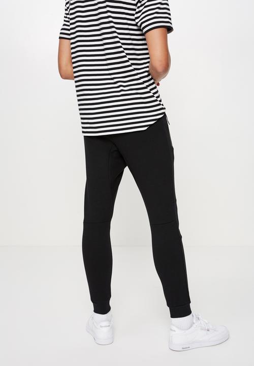 Factorie - Tech track pant - black
