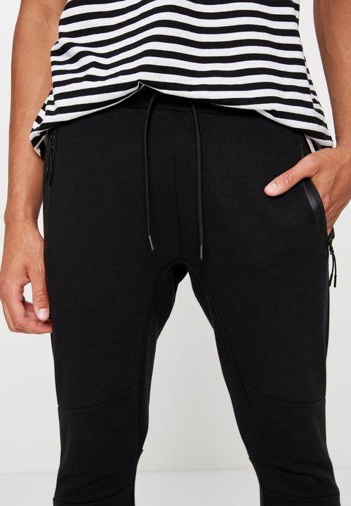 Factorie - Tech track pant - black