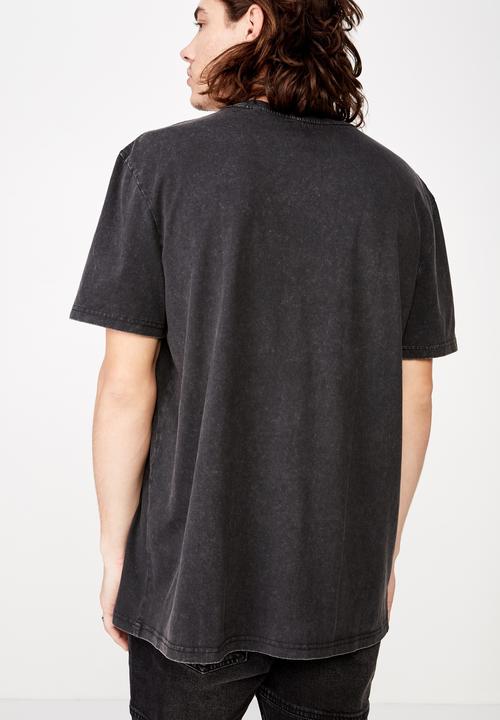 Factorie - Regular fit graphic tee - black