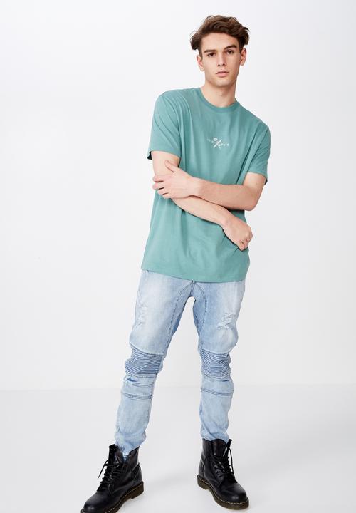 Factorie - Regular fit graphic tee - green