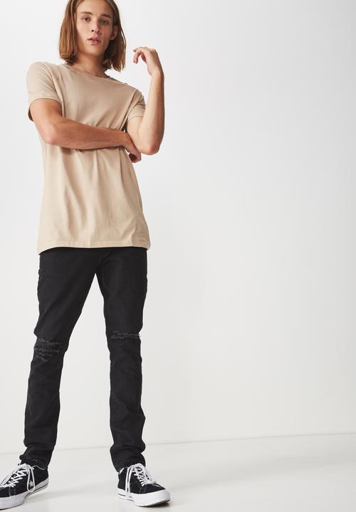 Factorie - Longline T-shirt - beige