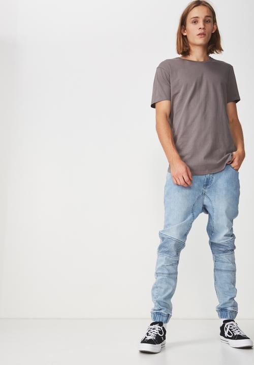 Factorie - Curved hem tee - grey