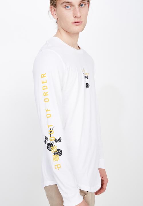 Factorie - Curved graphic tee - multi