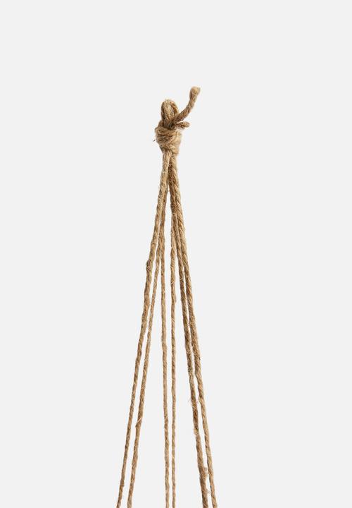 Urchin Art - Dip hanging succulent planter - blue & white