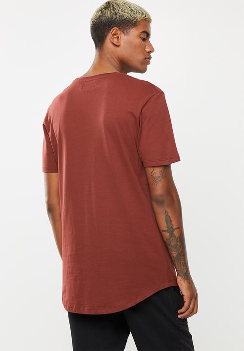 Superbalist - Longline curved hem short sleeve 3 pack tees - multi