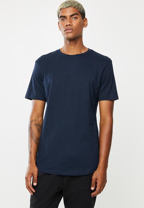 Superbalist - Longline curved hem short sleeve 3 pack tees - multi