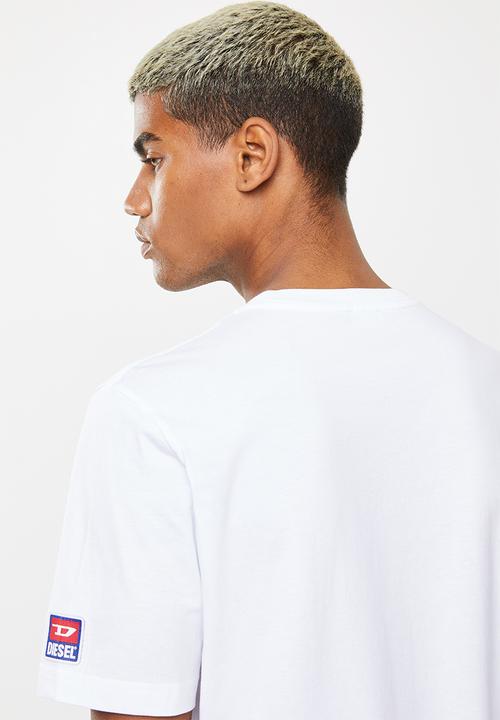 Diesel  - T-division-d maglietta short sleeve tee - white