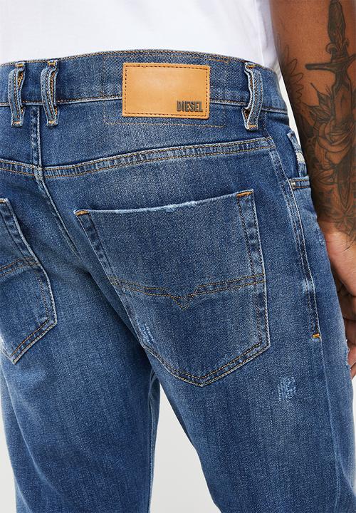 Diesel  - Tepphar-x l.32 pantaloni carrot leg jeans - blue
