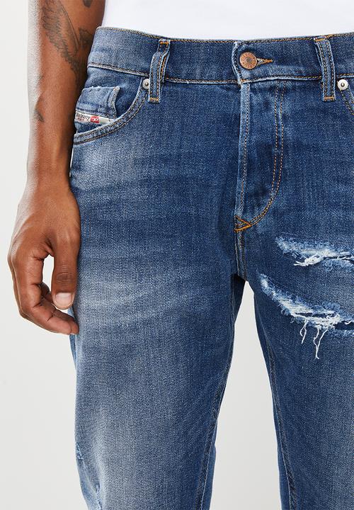 Diesel  - Tepphar-x l.32 pantaloni carrot leg jeans - blue