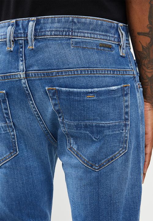 Diesel  - Thommer 5 pocket slim skinny jeans - blue