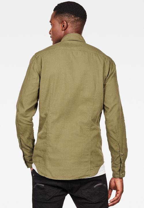 G-STAR - Arc 3d slim shirt - sage