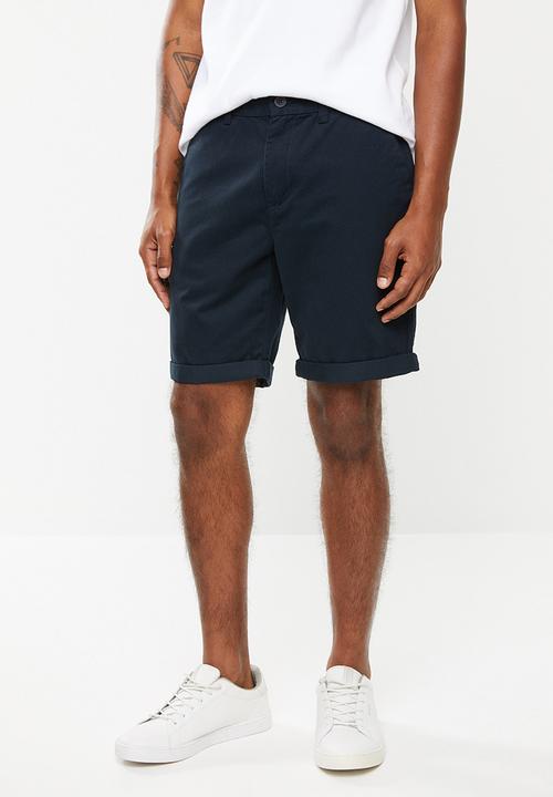 navy chino shorts