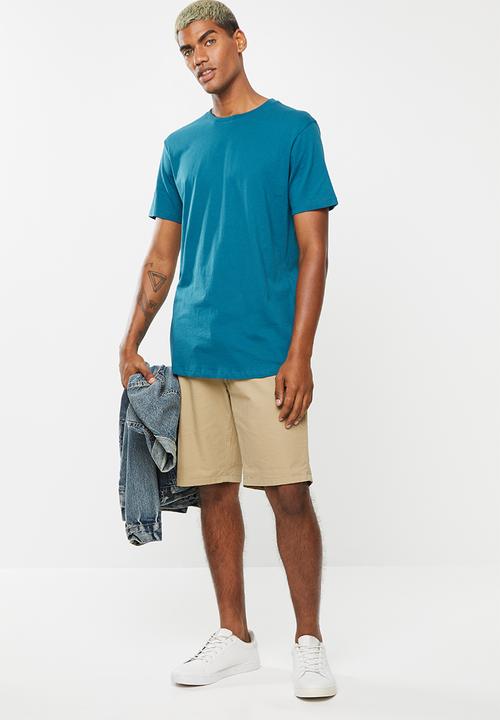 Superbalist - Longline curved hem short sleeve 3 pack tees - multi