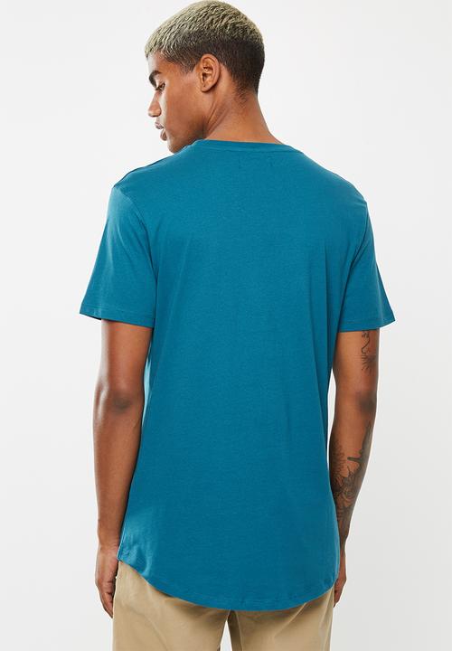 Superbalist - Longline curved hem short sleeve 3 pack tees - multi
