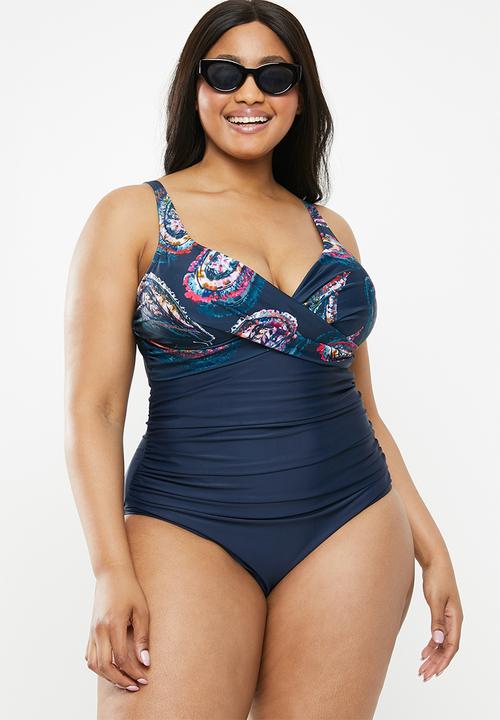 Quayside - Cross front suit - multi