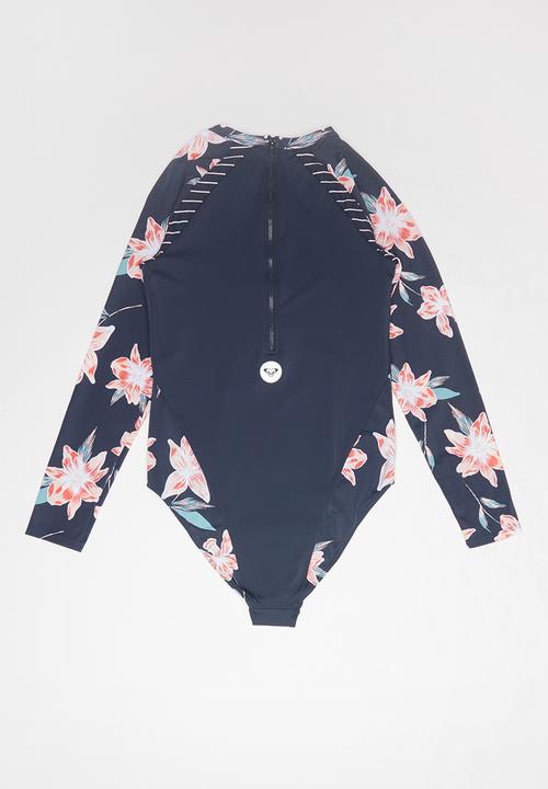 Roxy - Roxy shore onesie - navy & pink
