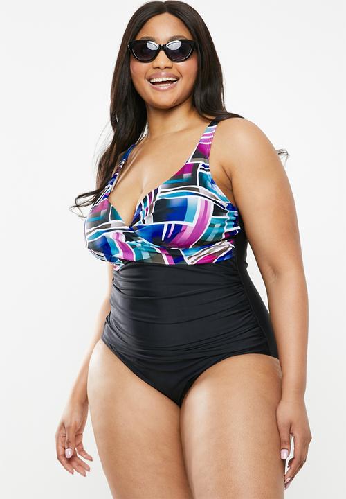 Quayside - Cross front suit - multi
