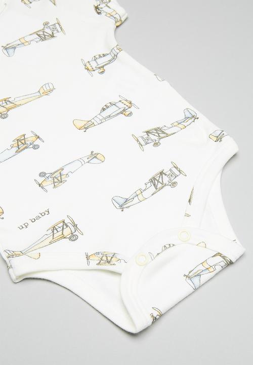 UP Baby - Soft jersey bodysuit - off white