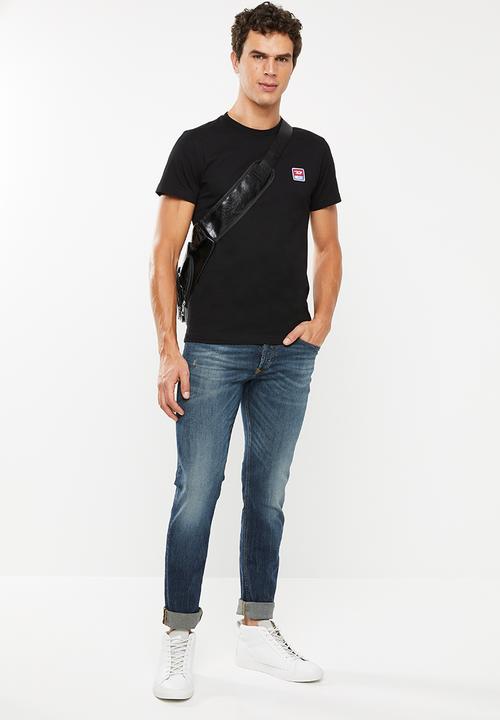 Diesel  - Sleenker-x 5 pocket skinny jeans - blue