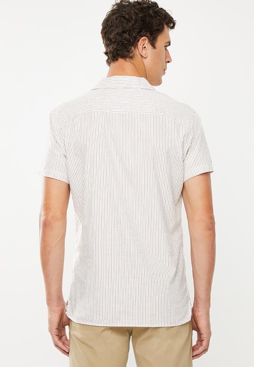 Selected Homme - Stein slim fit stripe shirt - multi 