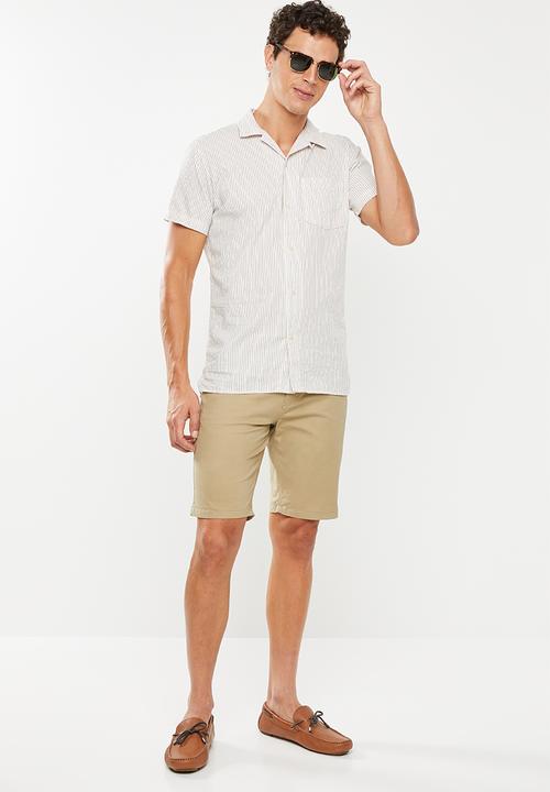 Selected Homme - Stein slim fit stripe shirt - multi 
