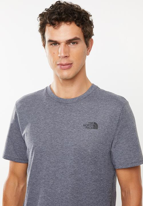 The North Face - Redbox logo short sleeve tee - grey & black