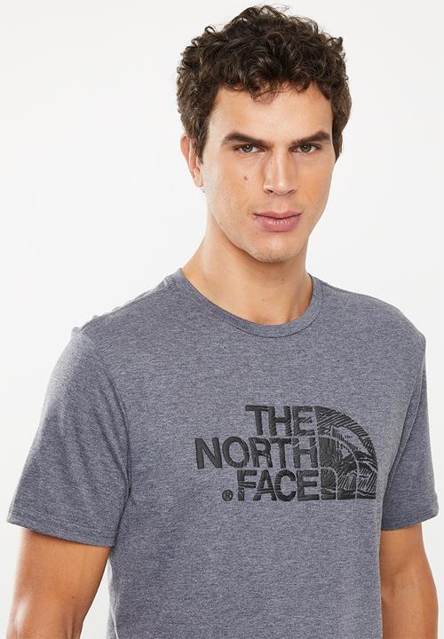 The North Face - Woodcut dome tee - grey 