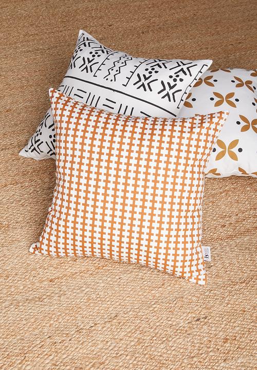 Sixth Floor - Hyha cushion cover - pumkin spice
