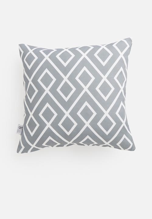 Sixth Floor - Gem cushion cover - light grey