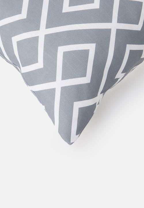 Sixth Floor - Gem cushion cover - light grey