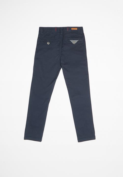 SOVIET - B maldini cotton pants - navy