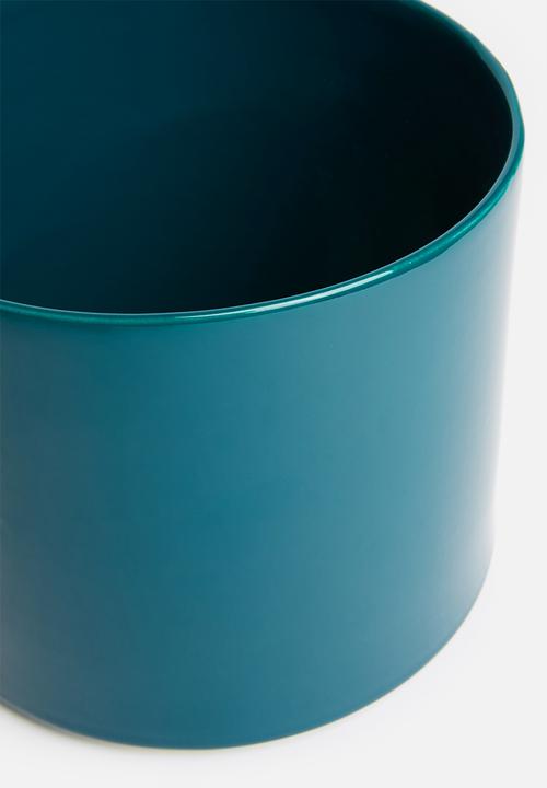 Urchin Art - Cora planter - glazed teal