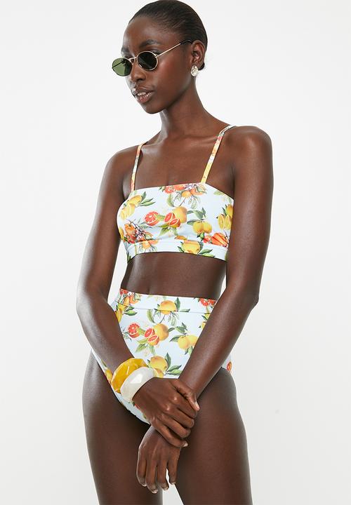 Superbalist - Cropped bikini top - multi