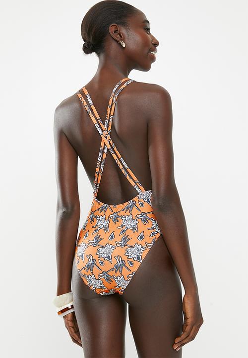 Superbalist - High neck one piece - orange