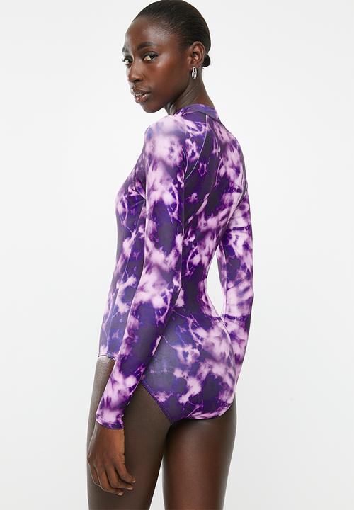 Superbalist - Rash vest one piece - purple