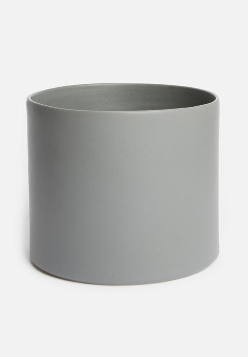 Urchin Art - Cora planter - grey